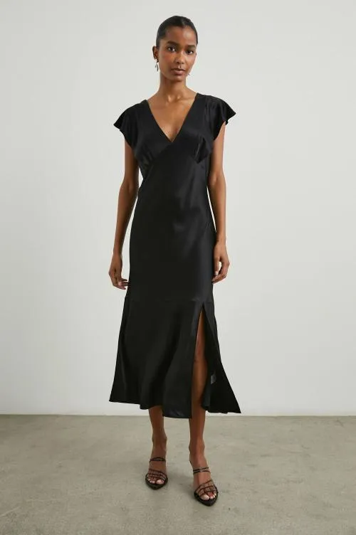 Women Rails Dresses and Rompers Dina Dress Black Women Rails Dresses and Rompers Dina Dress Black