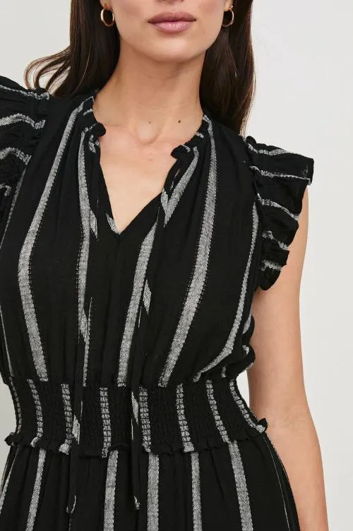 Women Rails Dresses and Rompers Garden Dress Ash Leno Stripe Women Rails Dresses and Rompers Garden Dress Ash Leno Stripe