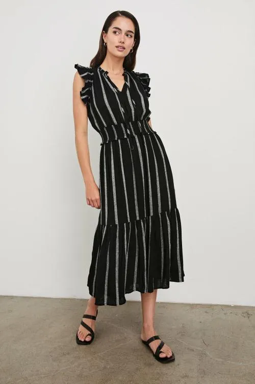 Women Rails Dresses and Rompers Garden Dress Ash Leno Stripe Women Rails Dresses and Rompers Garden Dress Ash Leno Stripe