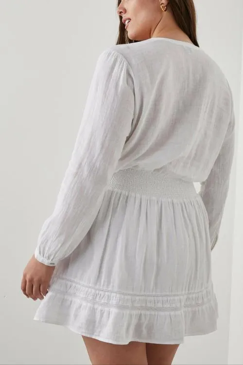 Women Rails Dresses and Rompers Jasmine Dress White Lace Detail Women Rails Dresses and Rompers Jasmine Dress White Lace Detail