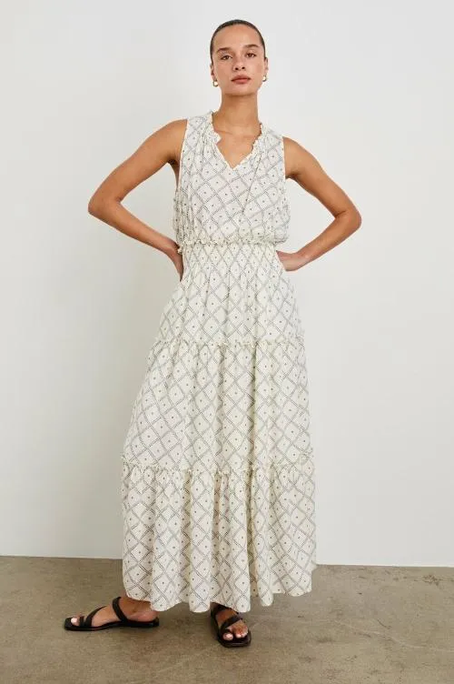 Women Rails Dresses and Rompers Loulou Dress Ivory Zanzibar