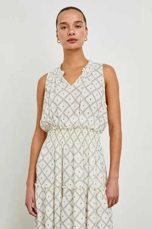Women Rails Dresses and Rompers Loulou Dress Ivory Zanzibar