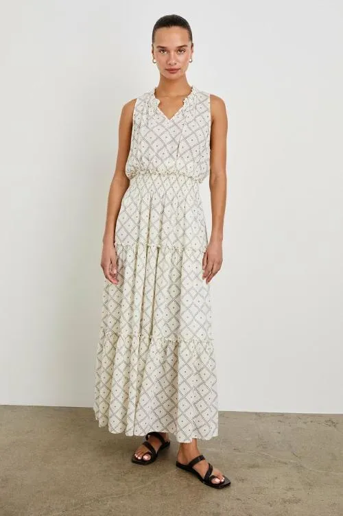 Women Rails Dresses and Rompers Loulou Dress Ivory Zanzibar
