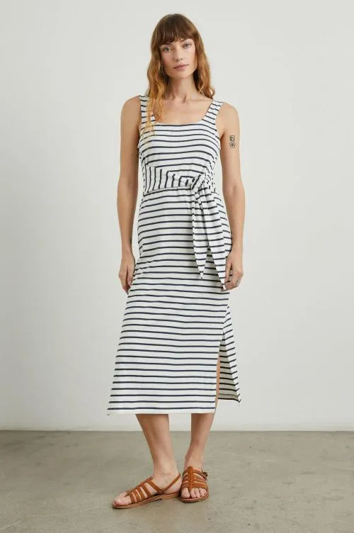 Women Rails Dresses and Rompers Meg Dress Navy Stripe