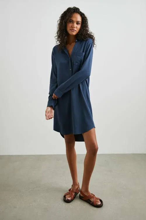 Women Rails Dresses and Rompers Sawyer Dress Navy Women Rails Dresses and Rompers Sawyer Dress Navy