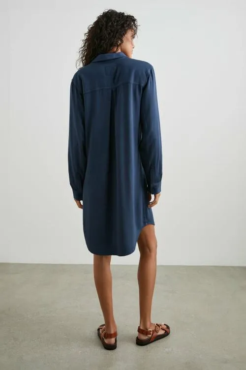 Women Rails Dresses and Rompers Sawyer Dress Navy Women Rails Dresses and Rompers Sawyer Dress Navy