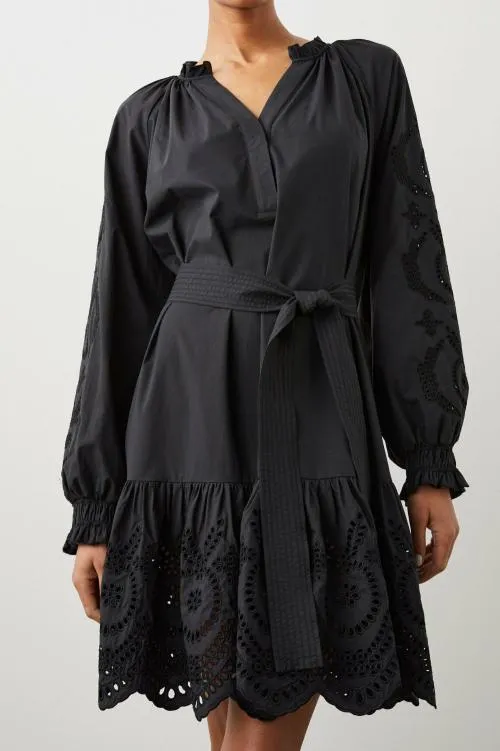 Women Rails Dresses and Rompers Saylor Dress Black Eyelet