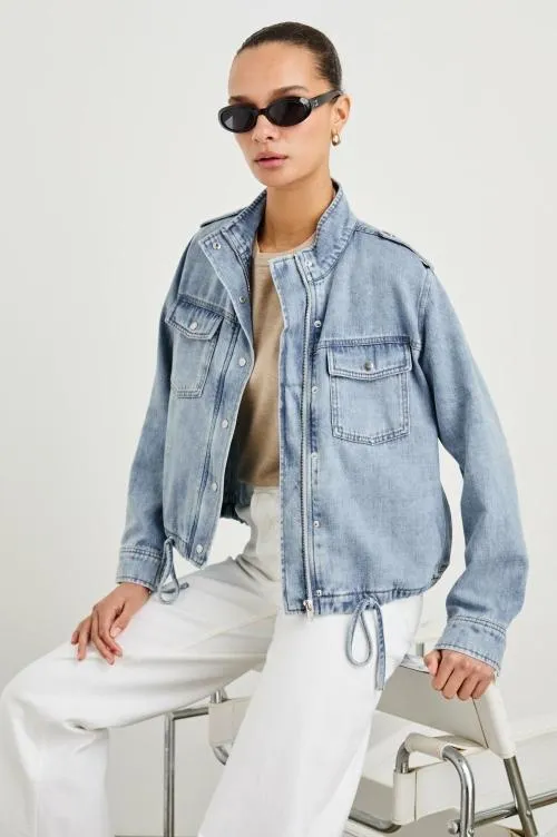Women Rails Jackets and Coats Collins Jacket Faded Indigo