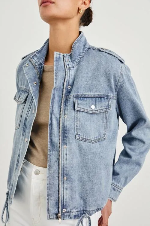 Women Rails Jackets and Coats Collins Jacket Faded Indigo Women Rails Jackets and Coats Collins Jacket Faded Indigo