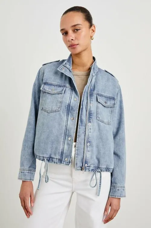 Women Rails Jackets and Coats Collins Jacket Faded Indigo Women Rails Jackets and Coats Collins Jacket Faded Indigo