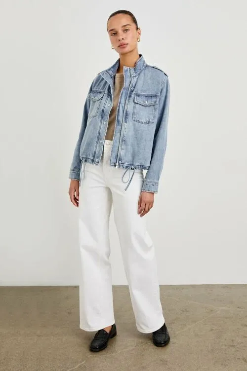 Women Rails Jackets and Coats Collins Jacket Faded Indigo Women Rails Jackets and Coats Collins Jacket Faded Indigo