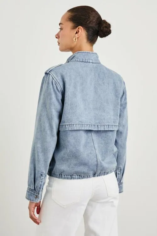 Women Rails Jackets and Coats Collins Jacket Faded Indigo Women Rails Jackets and Coats Collins Jacket Faded Indigo