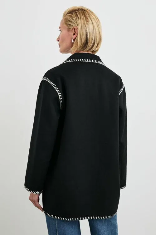 Women Rails Jackets and Coats Odyssey Jacket Black Women Rails Jackets and Coats Odyssey Jacket Black