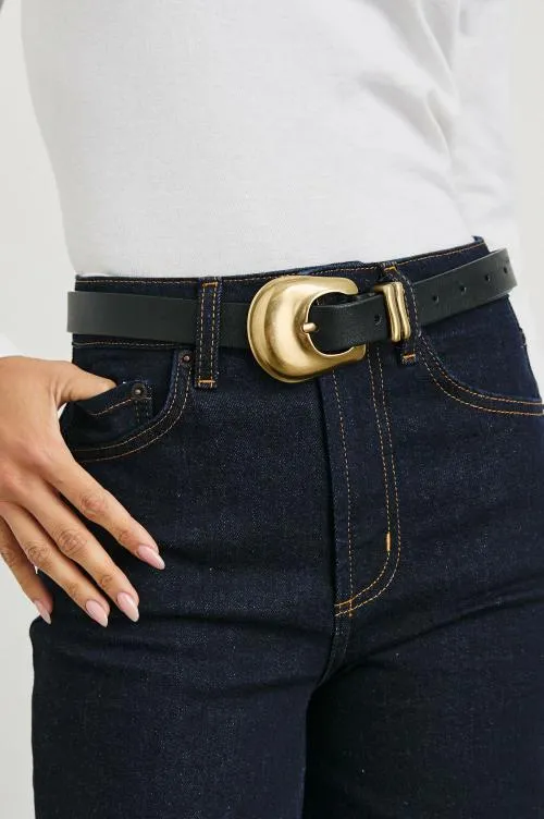 Women Rails Shoes and Accessories Rodeo Belt Black Gold