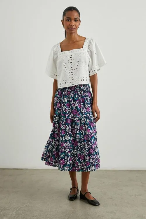 Women Rails Skirts Edina Skirt Woodblock Floral Women Rails Skirts Edina Skirt Woodblock Floral