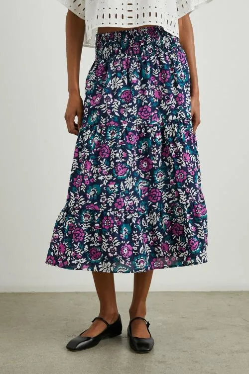 Women Rails Skirts Edina Skirt Woodblock Floral Women Rails Skirts Edina Skirt Woodblock Floral