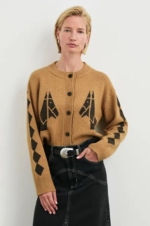 Women Rails Sweaters Mavie Cardigan Camel Stables