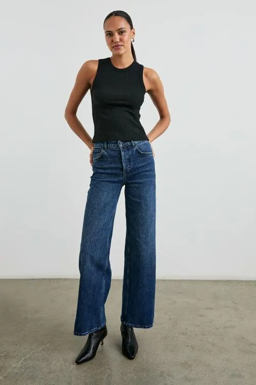 Women Rails Tees and Tanks The Racer Tank True Black Women Rails Tees and Tanks The Racer Tank True Black