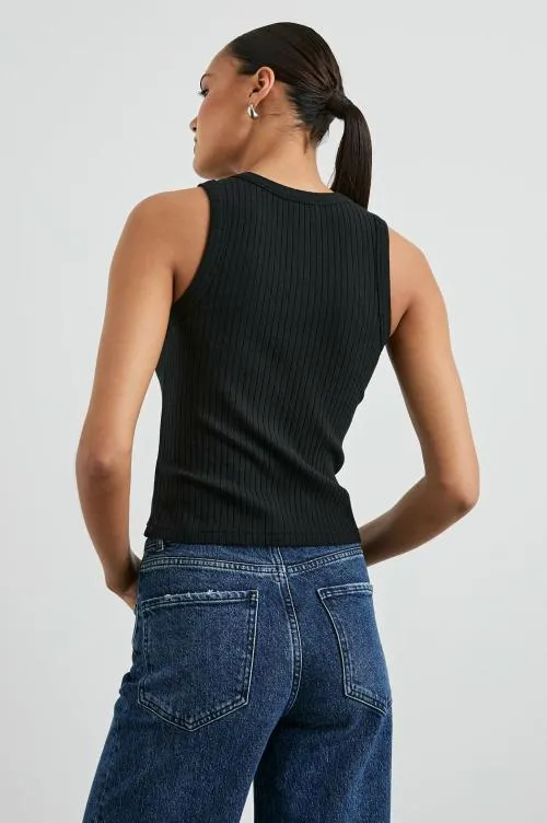 Women Rails Tees and Tanks The Racer Tank True Black Women Rails Tees and Tanks The Racer Tank True Black
