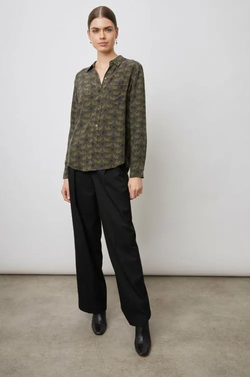 Women Rails Tops Kate Shirt Olive Stargaze Women Rails Tops Kate Shirt Olive Stargaze