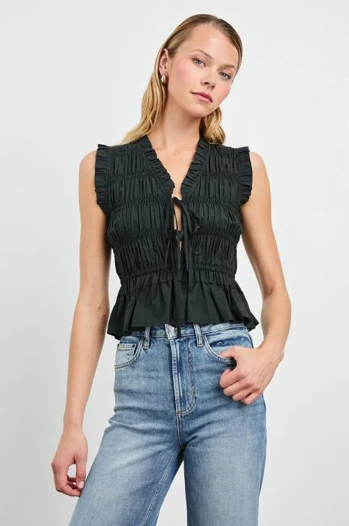 Women Rails Tops Martine Top Black
