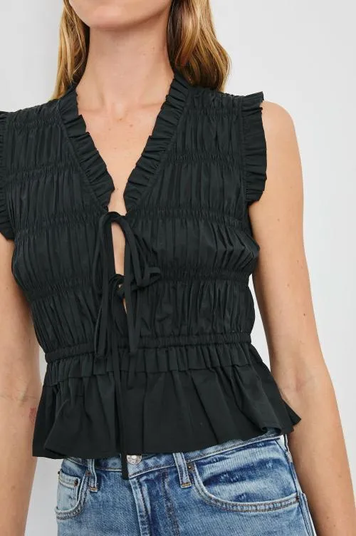 Women Rails Tops Martine Top Black Women Rails Tops Martine Top Black