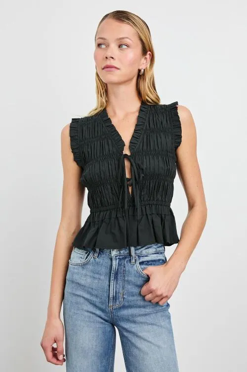 Women Rails Tops Martine Top Black Women Rails Tops Martine Top Black