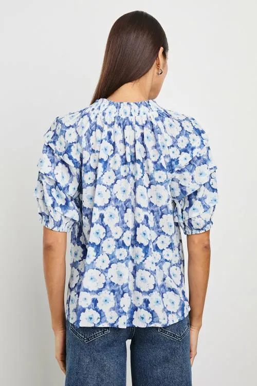 Women Rails Tops Paris Top Blue Floral Women Rails Tops Paris Top Blue Floral