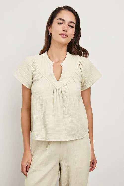 Women Rails Tops Sayer Shirt Flax