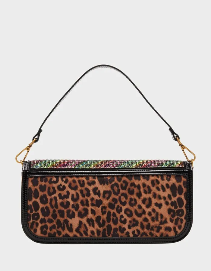 Women RAINBOW RHINESTONE SHOULDER BAG MULTI Betsey Johnson Women RAINBOW RHINESTONE SHOULDER BAG MULTI Betsey Johnson