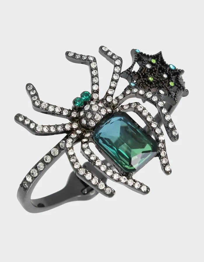 Women RICH WITCH SPIDER BANGLE GREEN Betsey Johnson Women RICH WITCH SPIDER BANGLE GREEN Betsey Johnson