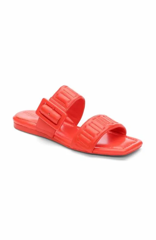 Women Sandals Liverpool Los Angeles Downtown Logo Stitch Sandal Coral