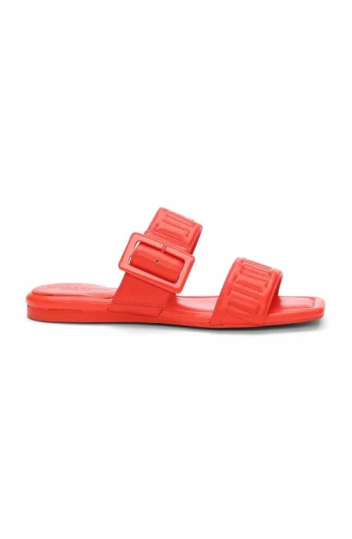 Women Sandals Liverpool Los Angeles Downtown Logo Stitch Sandal Coral