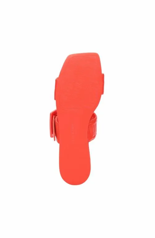 Women Sandals Liverpool Los Angeles Downtown Logo Stitch Sandal Coral