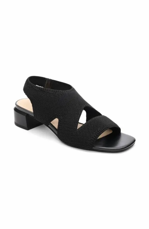 Women Sandals Liverpool Los Angeles Pacific Slip On Sandal With Mini Block Heel Black