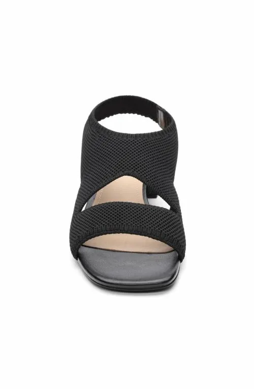 Women Sandals Liverpool Los Angeles Pacific Slip On Sandal With Mini Block Heel Black