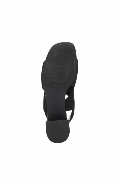 Women Sandals Liverpool Los Angeles Pacific Slip On Sandal With Mini Block Heel Black