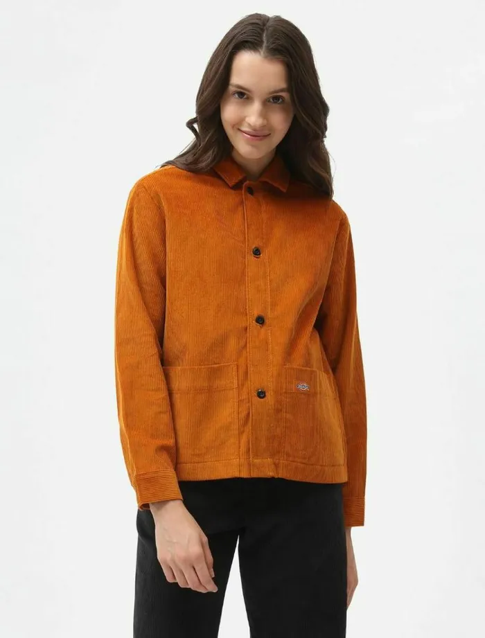 Women Shirts Dickies Higginson Long Sleeve Shirt Pumpk Spice
