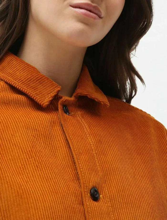 Women Shirts Dickies Higginson Long Sleeve Shirt Pumpk Spice