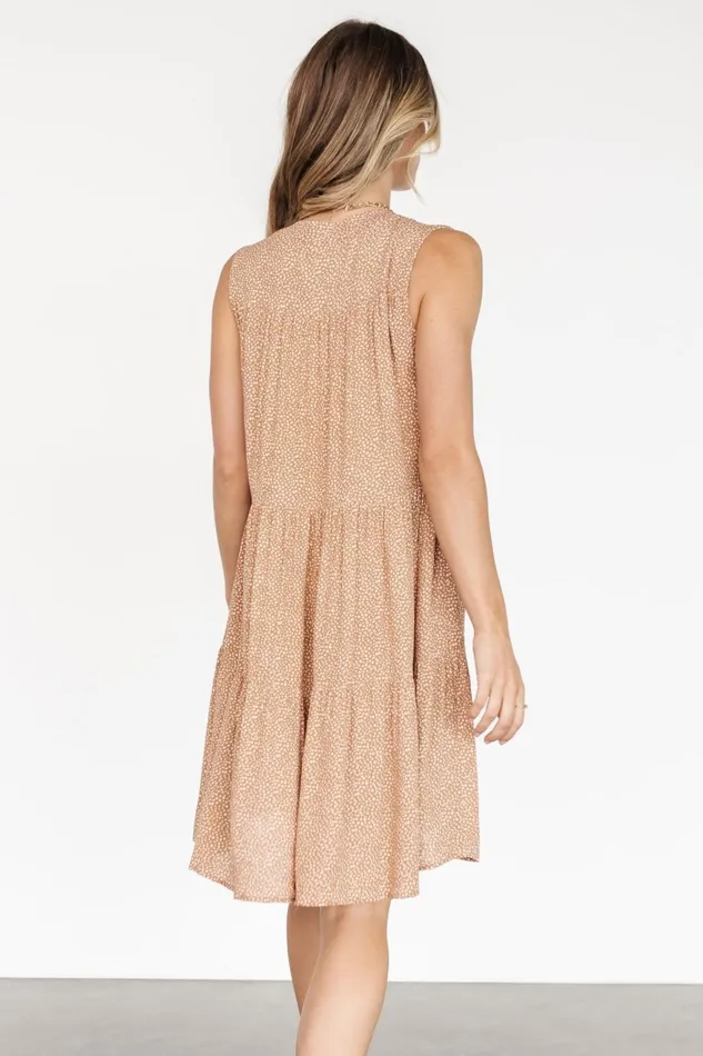 Women Short Dresses Baltic Born Malone Button Down Short Dress Camel Women Short Dresses Baltic Born Malone Button Down Short Dress Camel