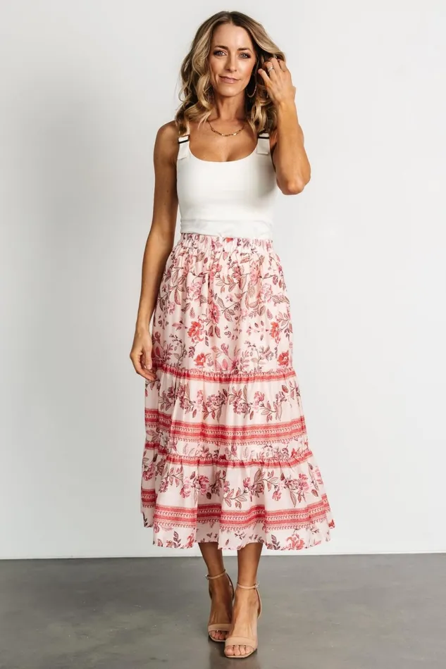 Women Skirts Baltic Born Meg Skirt Blush Multi
