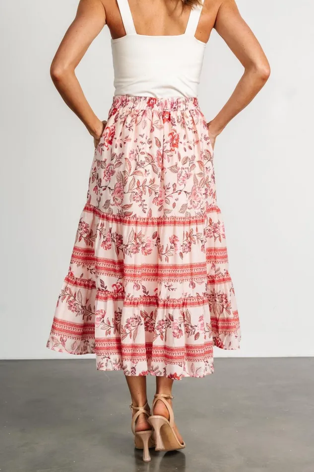 Women Skirts Baltic Born Meg Skirt Blush Multi Women Skirts Baltic Born Meg Skirt Blush Multi