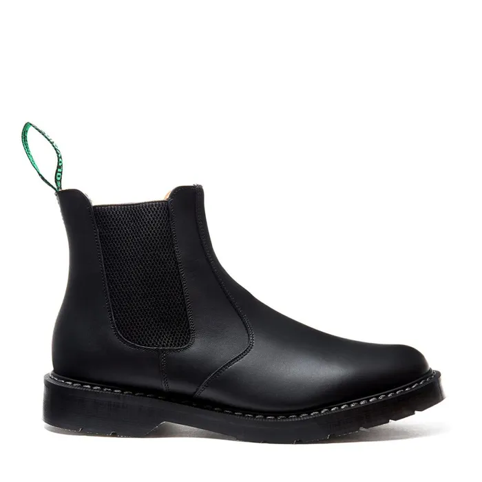 Women Solovair Dealer Boots Black Greasy Dealer Boot