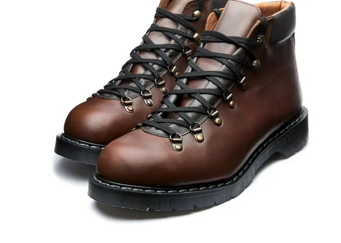 Women Solovair Hiker Boots Gaucho Crazy Horse Urban Hiker