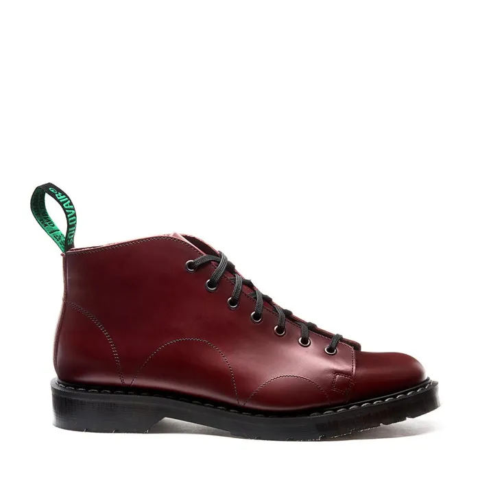 Women Solovair Monkey Boots Oxblood Monkey Boot