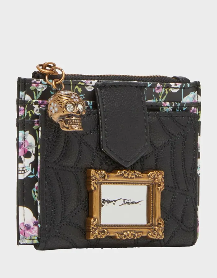 Women SPIDER BIFOLD WALLET BLACK Betsey Johnson Women SPIDER BIFOLD WALLET BLACK Betsey Johnson