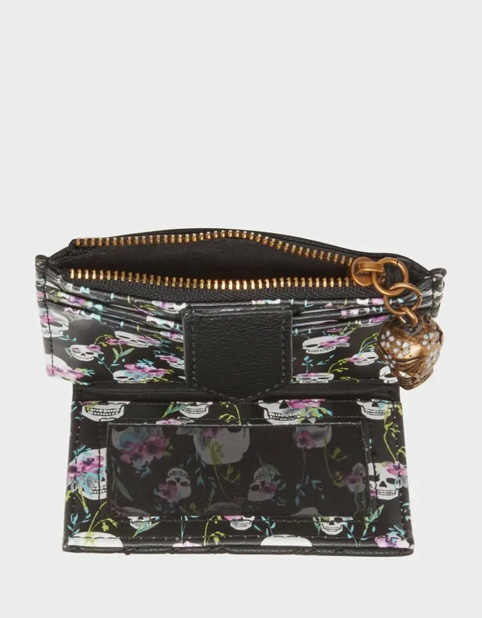 Women SPIDER BIFOLD WALLET BLACK Betsey Johnson Women SPIDER BIFOLD WALLET BLACK Betsey Johnson