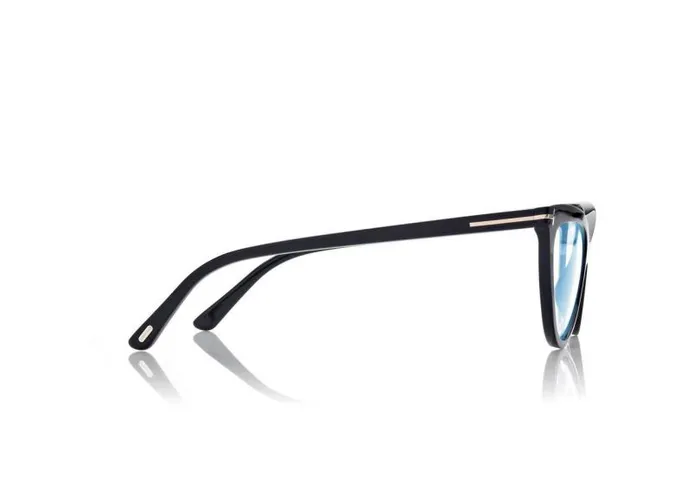 Women SUNGLASSES Tom Ford Magnetic Clip Blue Block Cat Eye Opticals