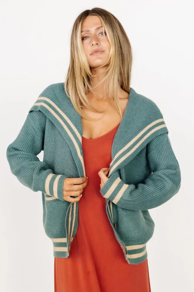 Women Sweaters Baltic Born Corbett Knit Cardigan Jade