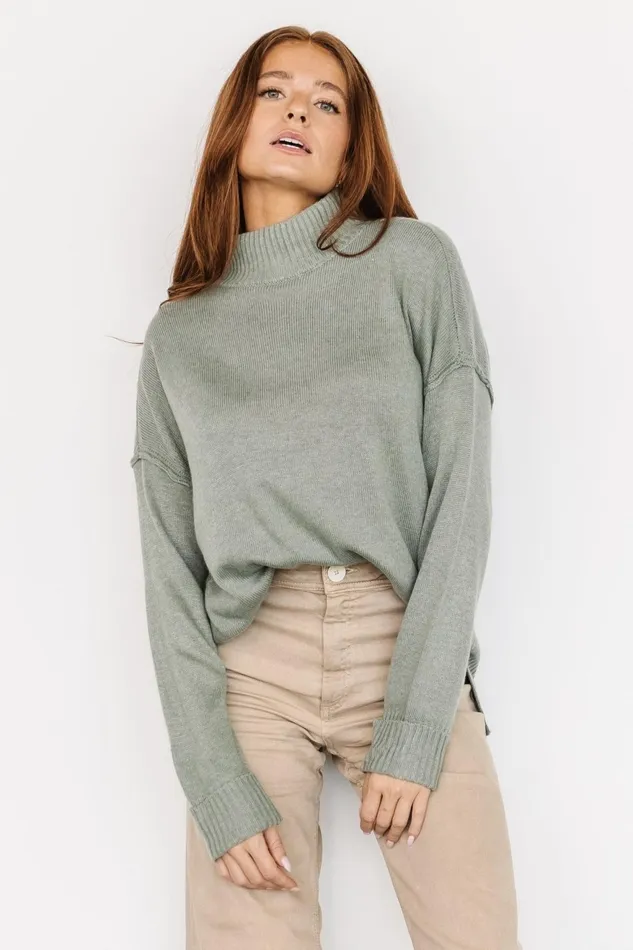 Women Sweaters Baltic Born Evermore Knit Sweater Sage Women Sweaters Baltic Born Evermore Knit Sweater Sage